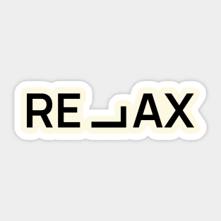 Relax Sticker